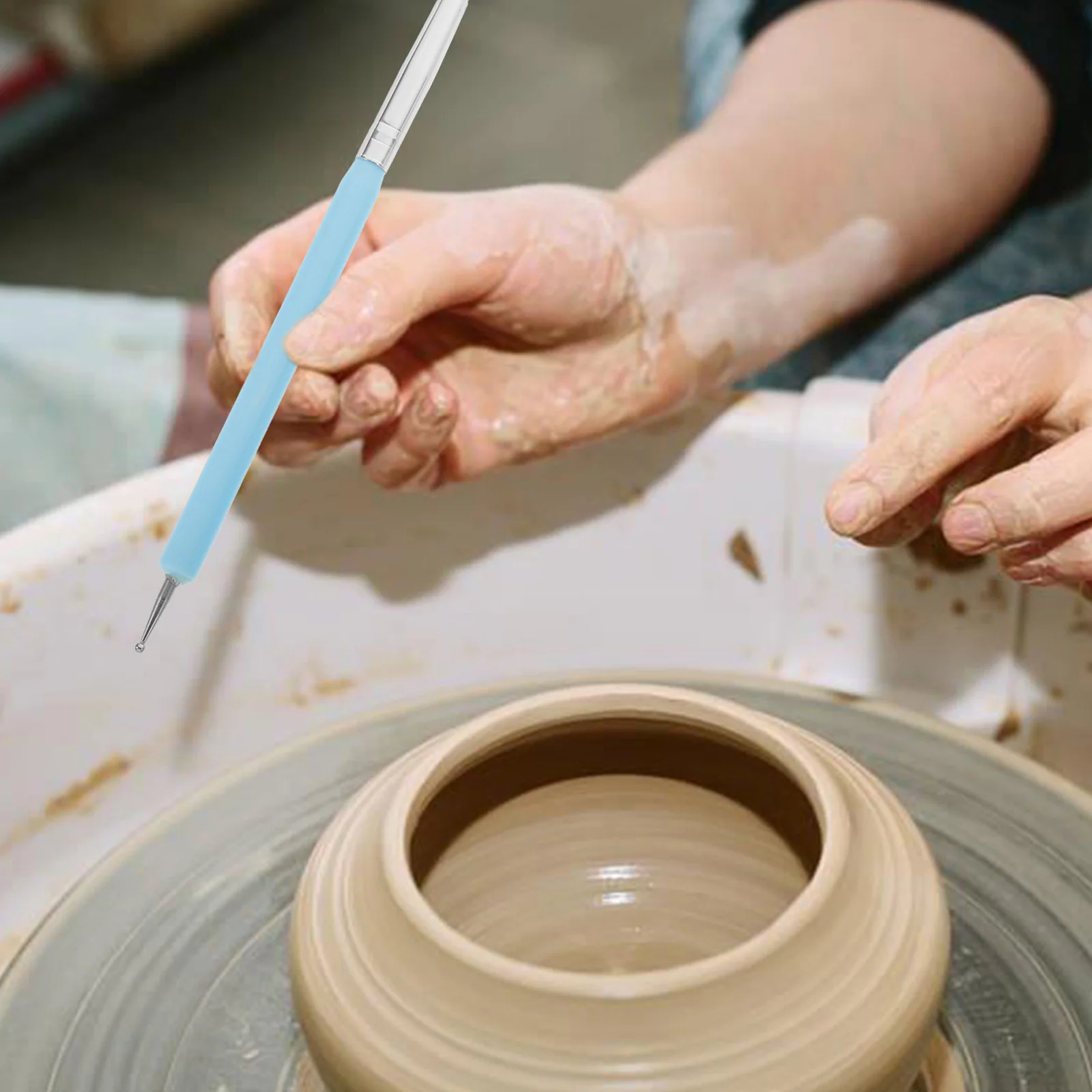 Clay Tool Set Sculpture Modelling Pen Tools Kit Dotting Silica Gel DIY Sculpting
Clay Tool Set Sculpture Modelling Pen Tools Kit Dotting Silica Gel DIY Sculpting