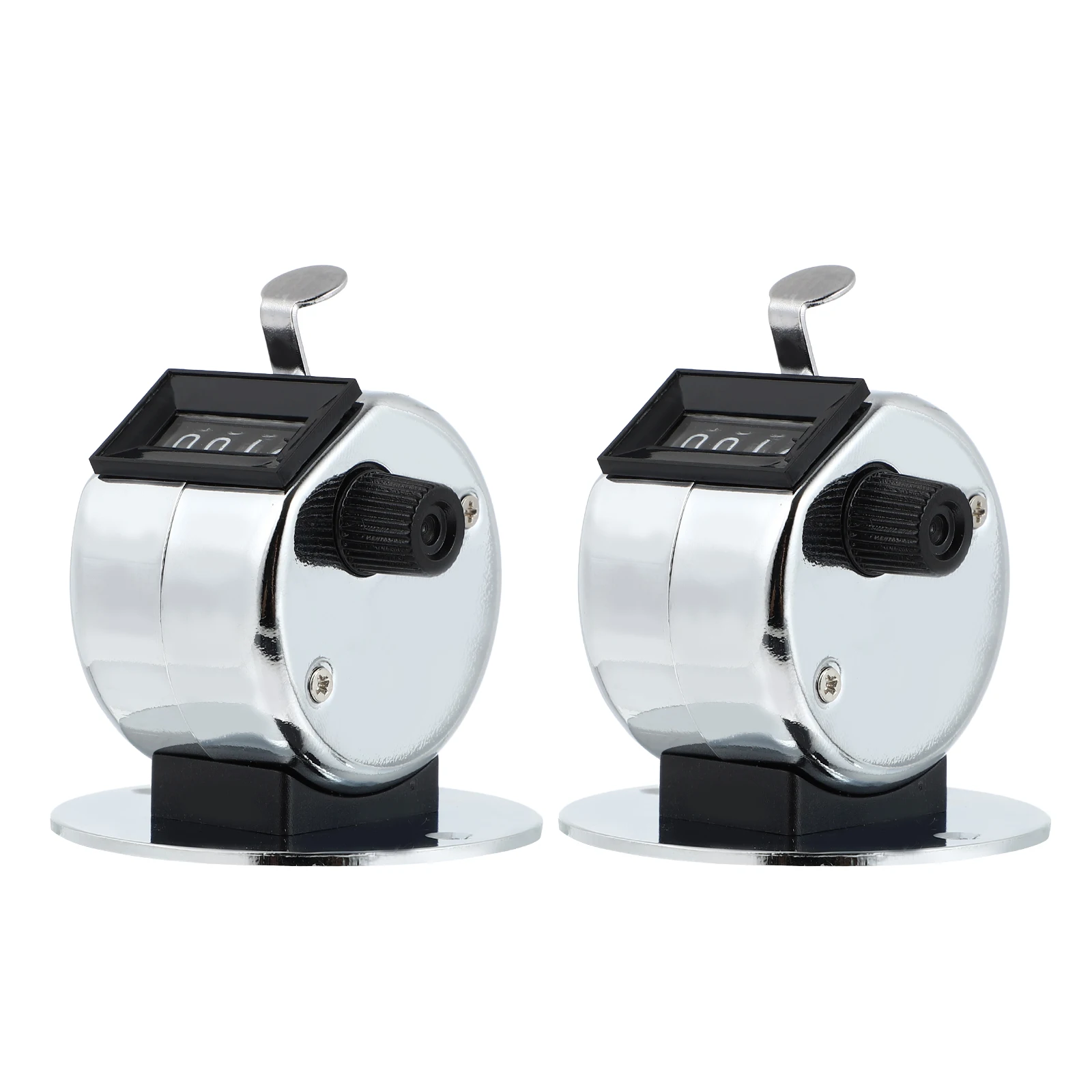 H held Manual Digital Counter Silver Chrome plated Compact Size Easy Operate 4 Digital Number Team Sport H Tally Counters
H held Manual Digital Counter Silver Chrome plated Compact Size Easy Operate 4 Digital Number Team Sport H Tally Counters