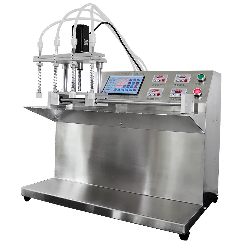New Pure Electric Filling Machine 4 Nozzles Stand-up Pouch Liquid Drinking Water Dispenser
New Pure Electric Filling Machine 4 Nozzles Stand-up Pouch Liquid Drinking Water Dispenser