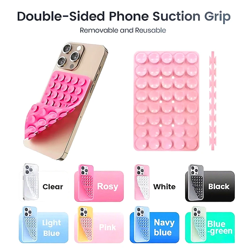 Силиконовая присоска без помощи рук, крепление для телефона, двухсторонний чехол для телефона на присоске, ручка для телефона для IPhone, Samsung, задняя крышка
Силиконовая присоска без помощи рук, крепление для телефона, двухсторонний чехол для телефона на присоске, ручка для телефона для IPhone, Samsung, задняя крышка
