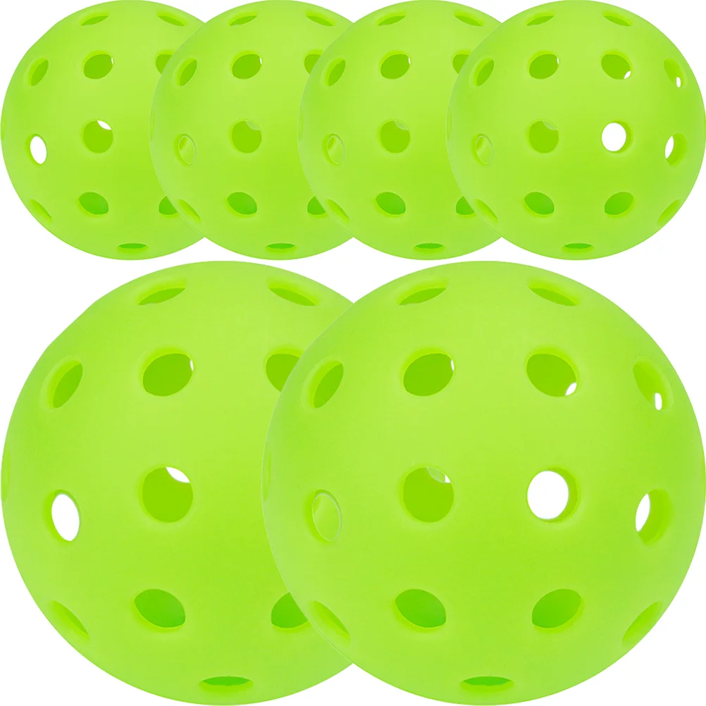 6 Pcs Luminous Reusable Hole Multi-function Balls Sports Accessories Supplies Plastic Practice Glow The Dark
6 Pcs Luminous Reusable Hole Multi-function Balls Sports Accessories Supplies Plastic Practice Glow The Dark