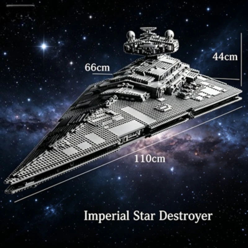 75252 Bandai Imperial Destroyer Ultimate Spacecraft Blocks Party Souvenir Holiday Present compatible with LEGO bricks
75252 Bandai Imperial Destroyer Ultimate Spacecraft Blocks Party Souvenir Holiday Present compatible with LEGO bricks