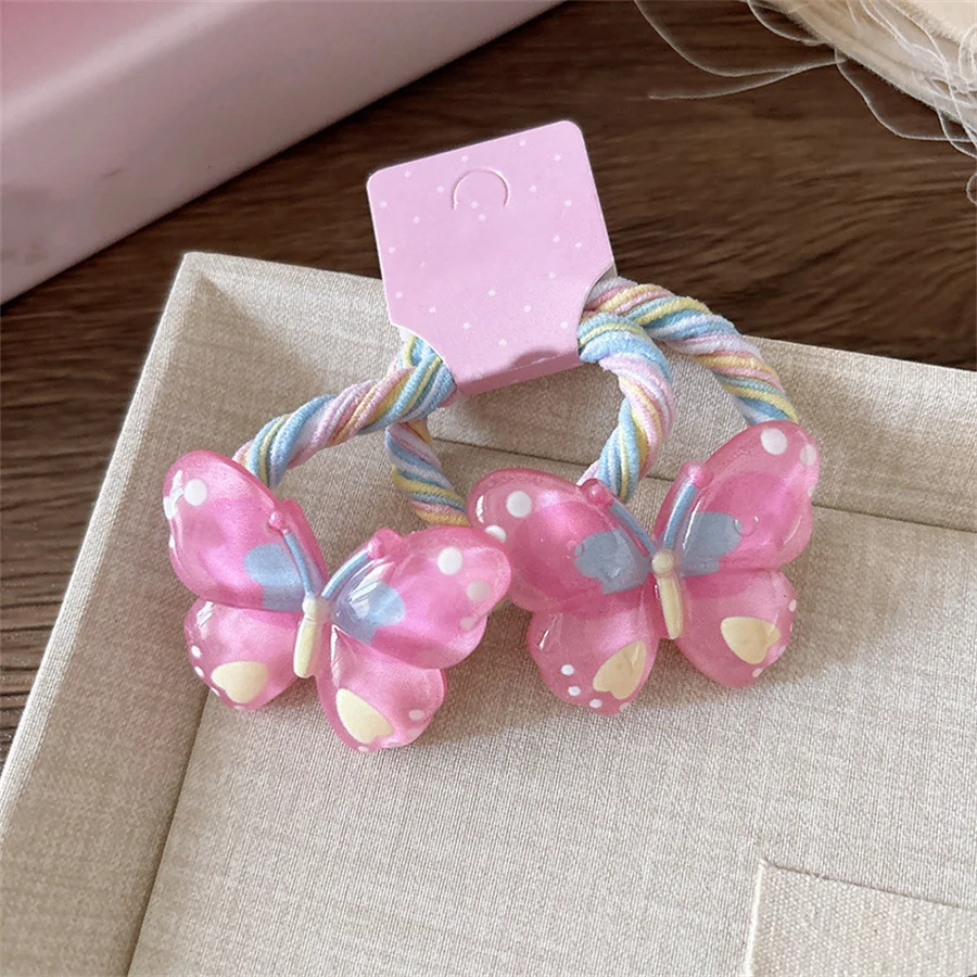 Set of 2 Cute Candy Color Transparent Butterfly Princess Headdress Children Girls Hairband Elastic Hairband Children's Hair Rope
Set of 2 Cute Candy Color Transparent Butterfly Princess Headdress Children Girls Hairband Elastic Hairband Children's Hair Rope
