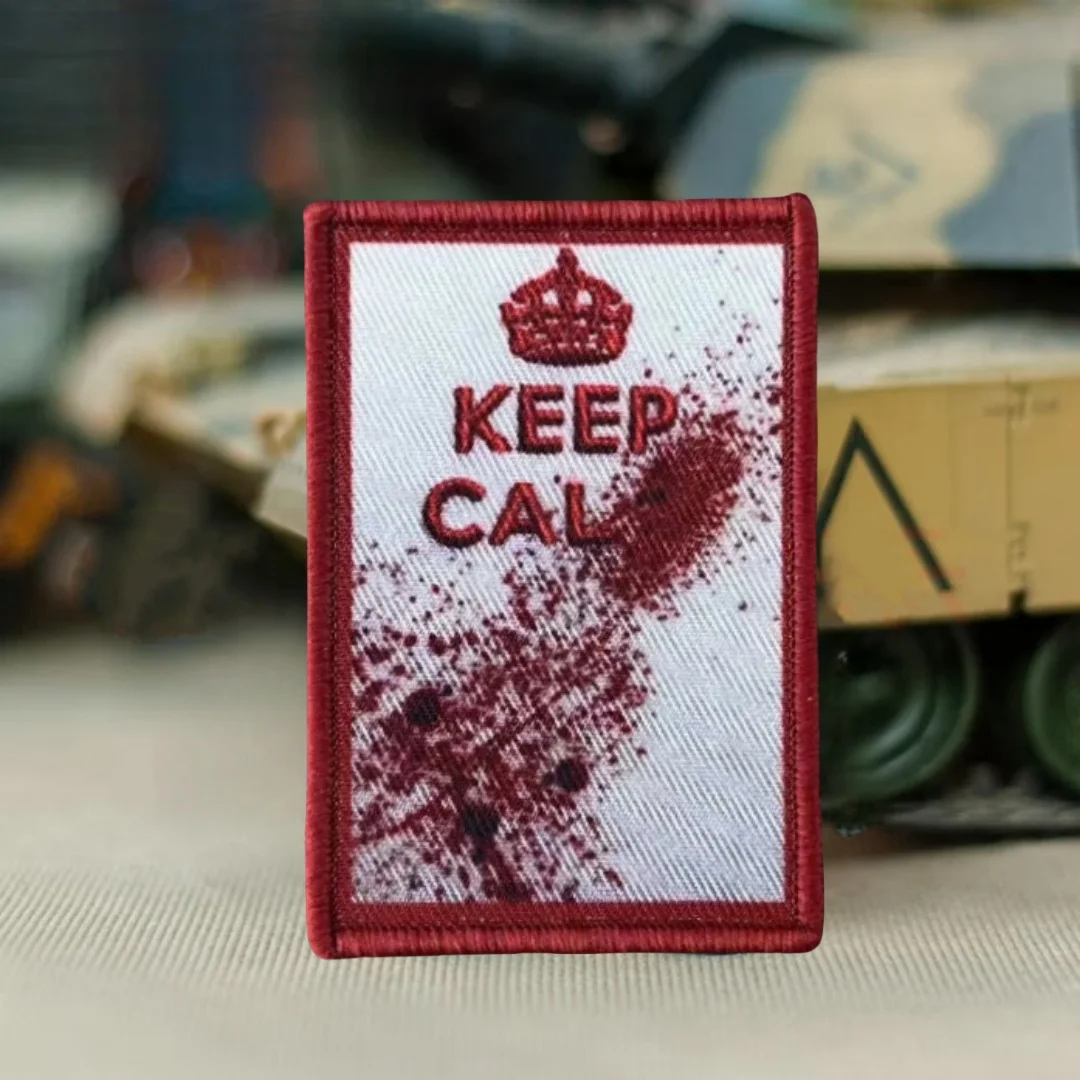 KEEP CALM Tactical Patch Boost with Morale Badge Splattered Blood Stains Armband WW2 Military Medic Printed Patches for Clothing
KEEP CALM Tactical Patch Boost with Morale Badge Splattered Blood Stains Armband WW2 Military Medic Printed Patches for Clothing