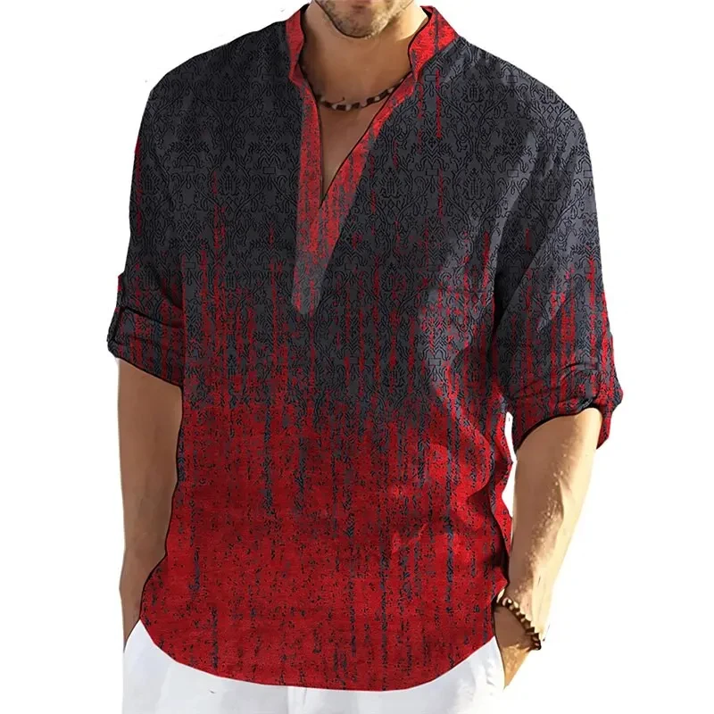 Men's Henry Shirts Graffiti 3D Print Fashion Streetwear Oversized Stand Collar Long Sleeve Shirt Male Tops Blouse Man Clothing
Men's Henry Shirts Graffiti 3D Print Fashion Streetwear Oversized Stand Collar Long Sleeve Shirt Male Tops Blouse Man Clothing