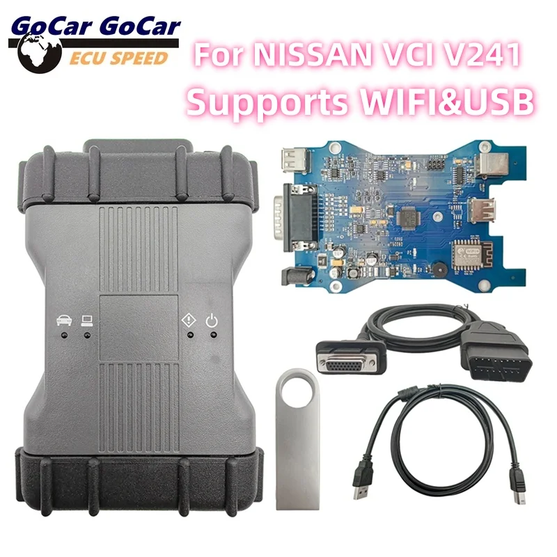 V241 For Nissan VCI WIFI OBD2 Auto Scanner Supports Nissan Infiniti Can Line Post 2005 Vehicle Diagnostic Tools
V241 For Nissan VCI WIFI OBD2 Auto Scanner Supports Nissan Infiniti Can Line Post 2005 Vehicle Diagnostic Tools