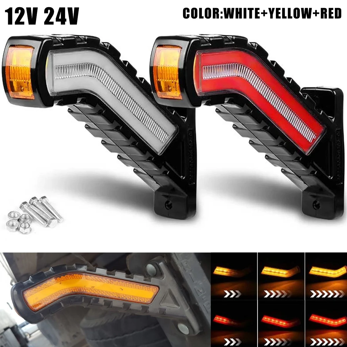 12-24V 2pcs Side Marker Lights Warning Rear Tail Light car External Lights Trailer Truck Lorry indicator lamp Trailer Van Pickup
12-24V 2pcs Side Marker Lights Warning Rear Tail Light car External Lights Trailer Truck Lorry indicator lamp Trailer Van Pickup