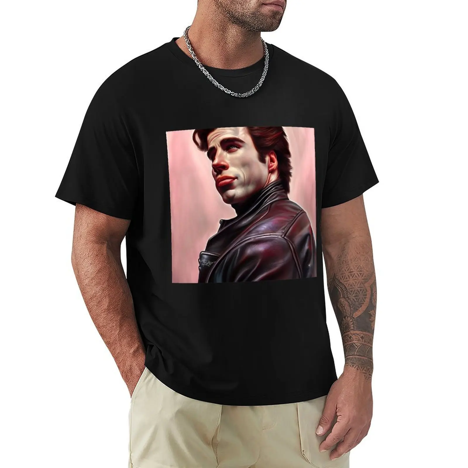 JOHN TRAVOLTA IN OIL T-Shirt street wear vintage clothes fruit of the loom mens t shirts
JOHN TRAVOLTA IN OIL T-Shirt street wear vintage clothes fruit of the loom mens t shirts