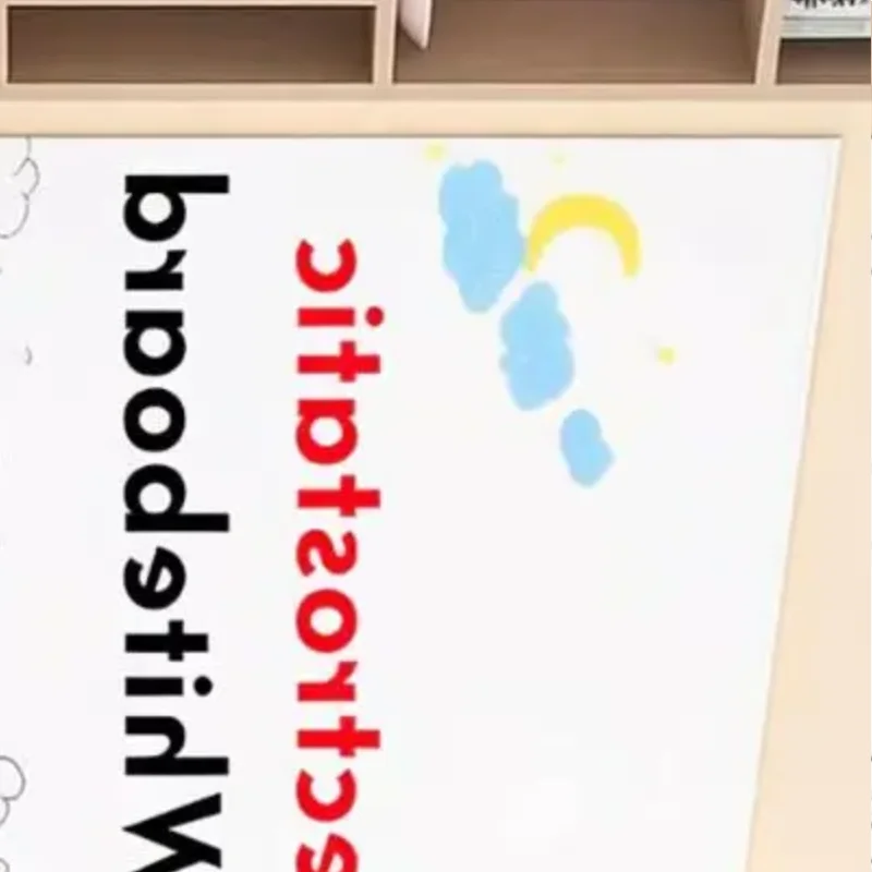 New Electrostatic Whiteboard Sticker Reusable PP Teaching Graffiti Drawing Board Removable Household Erasable Whiteboard
New Electrostatic Whiteboard Sticker Reusable PP Teaching Graffiti Drawing Board Removable Household Erasable Whiteboard