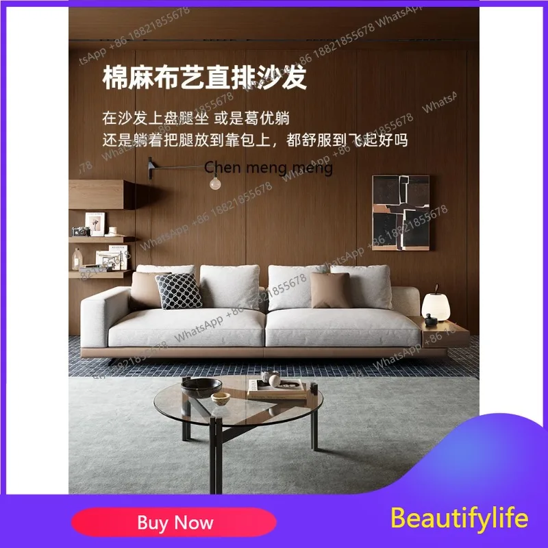 B73 Хлопковый и льняной прямой минималистичный диван, прямой подвесной тканевый диван для трех человек, простой современный расширенный диван
B73 Хлопковый и льняной прямой минималистичный диван, прямой подвесной тканевый диван для трех человек, простой современный расширенный диван