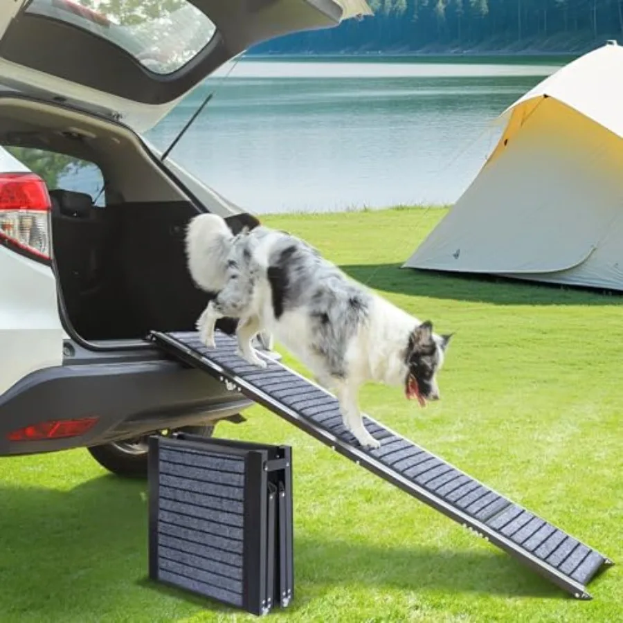 Длинный складной пандус для собак (до 90 кг), 63 дюйма, 17 дюймов в ширину, с нескользящей поверхностью, портативный, для автомобилей, внедорожников, грузовиков, прочный
Длинный складной пандус для собак (до 90 кг), 63 дюйма, 17 дюймов в ширину, с нескользящей поверхностью, портативный, для автомобилей, внедорожников, грузовиков, прочный