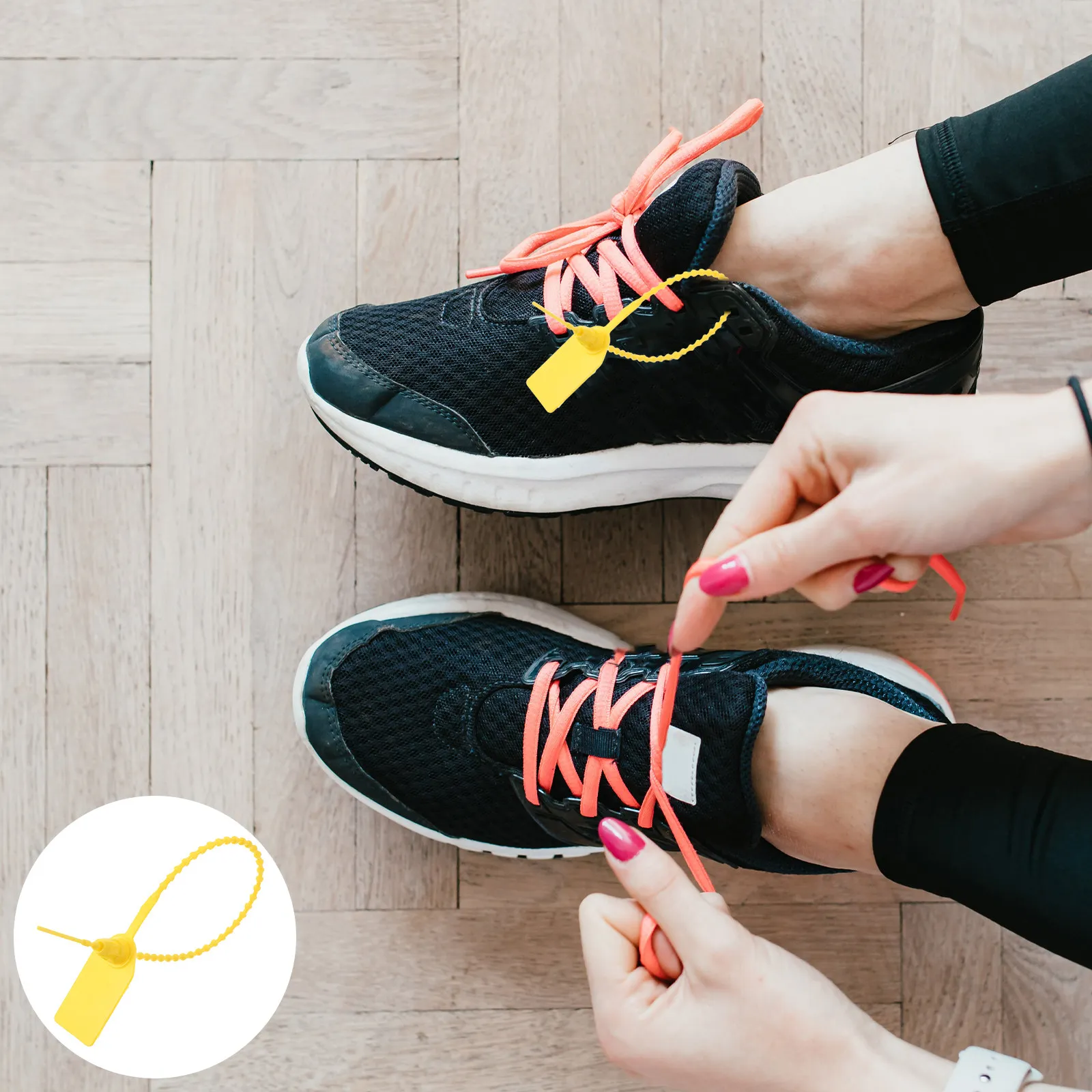 500Pcs Plastic Tamper Seal Tags Yellow Waterproof Zip Tie for Clothing Shoes Bags Retail Security Seals Shipping
500Pcs Plastic Tamper Seal Tags Yellow Waterproof Zip Tie for Clothing Shoes Bags Retail Security Seals Shipping
