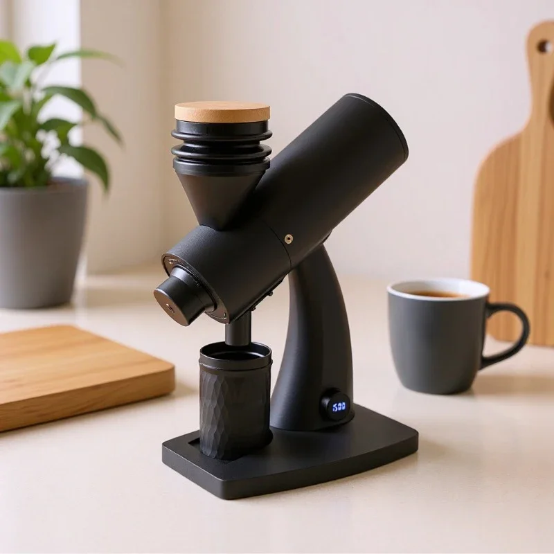 Electric Coffee Bean Grinder, 60mm Flat Burrs, Stepless Speed Control, Home-Use Espresso Coffee Bean Grinder
Electric Coffee Bean Grinder, 60mm Flat Burrs, Stepless Speed Control, Home-Use Espresso Coffee Bean Grinder