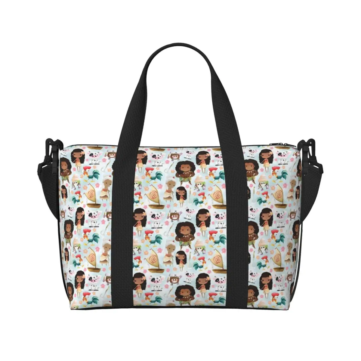 Женская пляжная большая сумка Moana на заказ, очень большая сумка для спортзала, дорожные сумки для покупок из фильма приключений
Женская пляжная большая сумка Moana на заказ, очень большая сумка для спортзала, дорожные сумки для покупок из фильма приключений