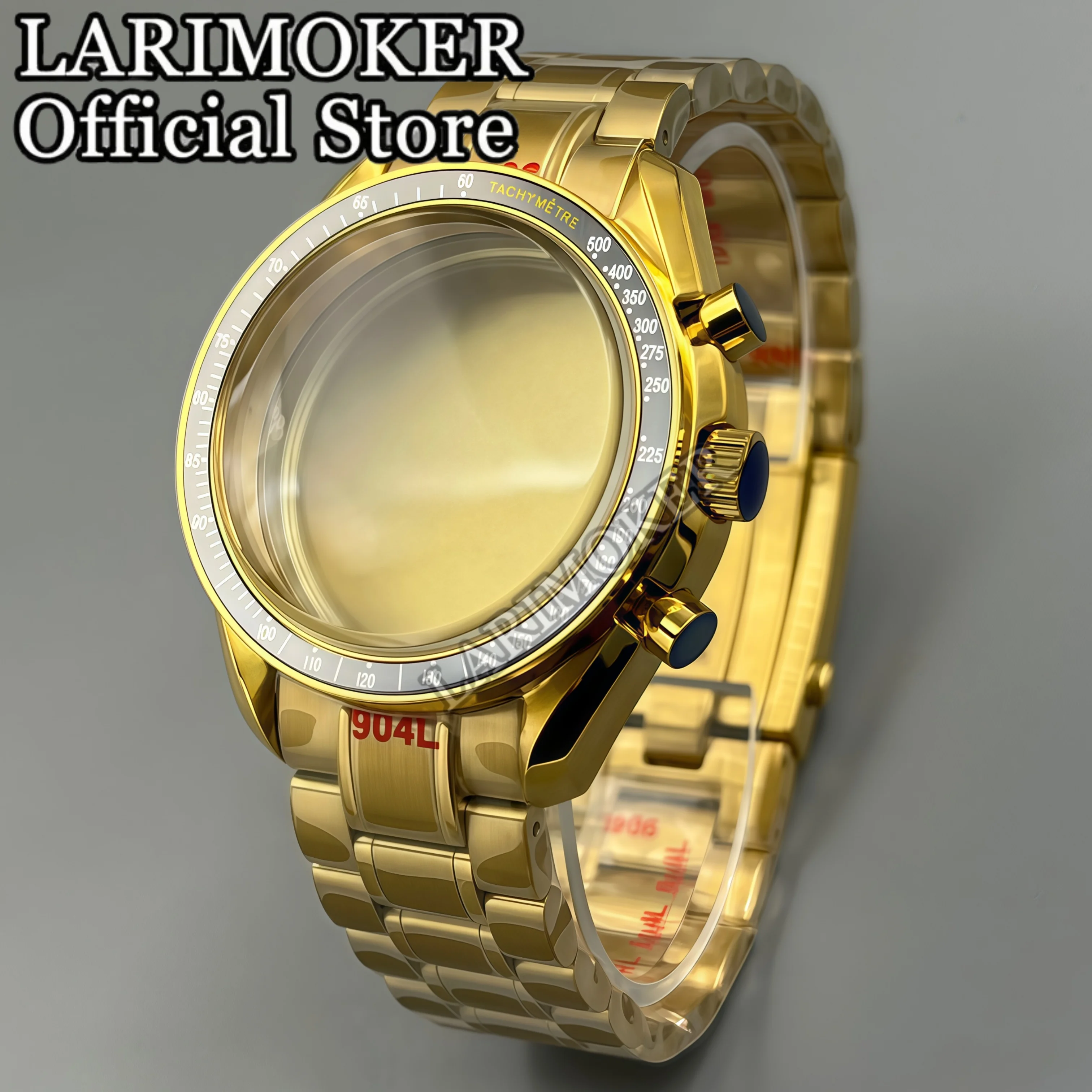 LARIMOKER NEW 39.5mm VK63 Men's Quartz Watch Case Sapphire Crystal bezel Stainless Steel Strap Suitable for VK63 Movement
LARIMOKER NEW 39.5mm VK63 Men's Quartz Watch Case Sapphire Crystal bezel Stainless Steel Strap Suitable for VK63 Movement