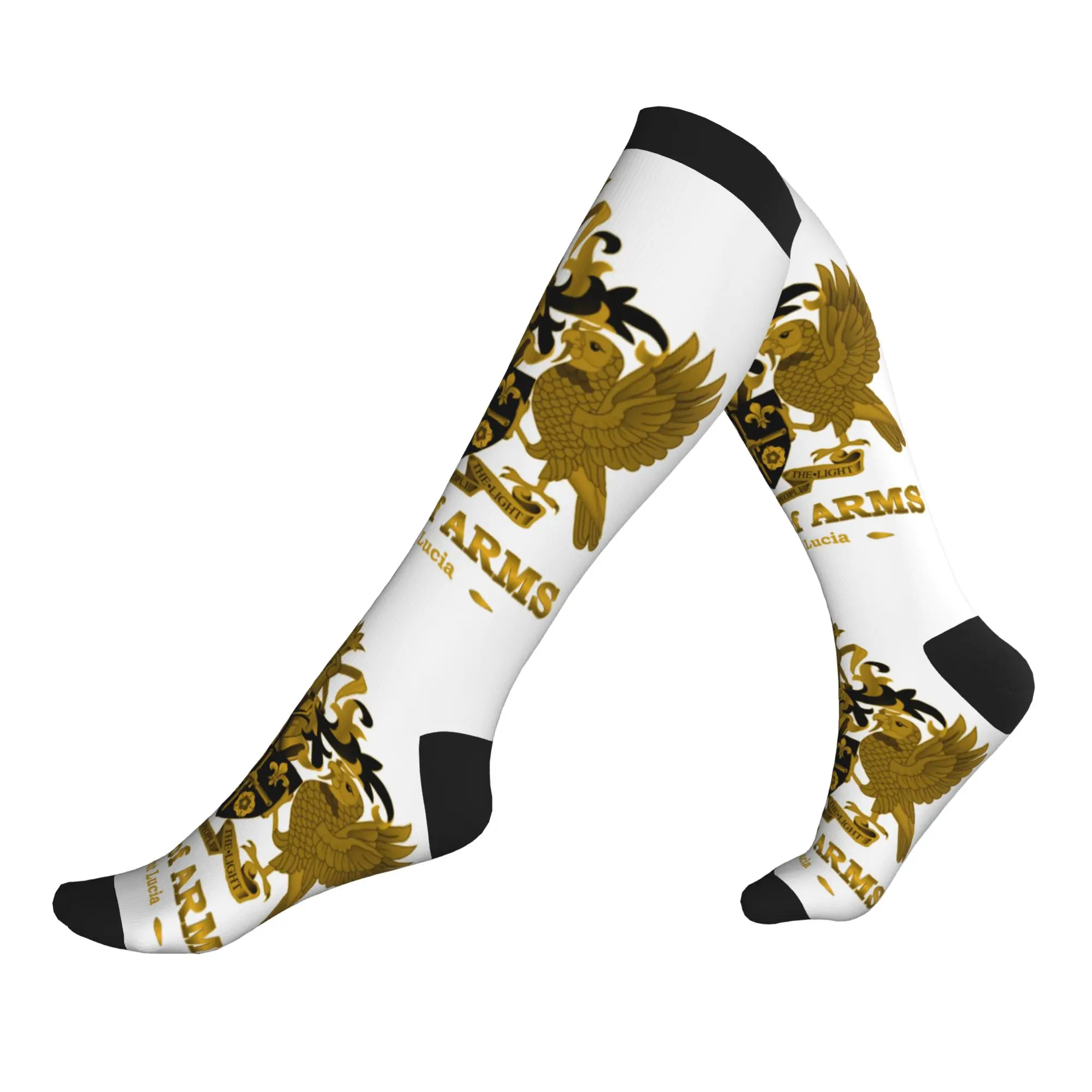 Funny St Lucia Coat of Arms Gold Socks Men Women Warm 3D Printing Football Sports Socks
Funny St Lucia Coat of Arms Gold Socks Men Women Warm 3D Printing Football Sports Socks