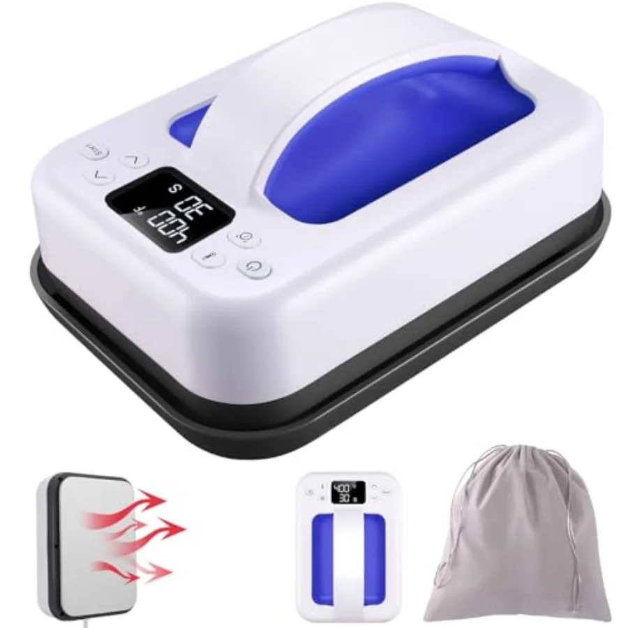 Heat Press Small Heat Press Machine for Heating Transfer 7 × 4.8 inch Portable Easy Press Mini Heat Press for DIY T Shirts Hats
Heat Press Small Heat Press Machine for Heating Transfer 7 × 4.8 inch Portable Easy Press Mini Heat Press for DIY T Shirts Hats
