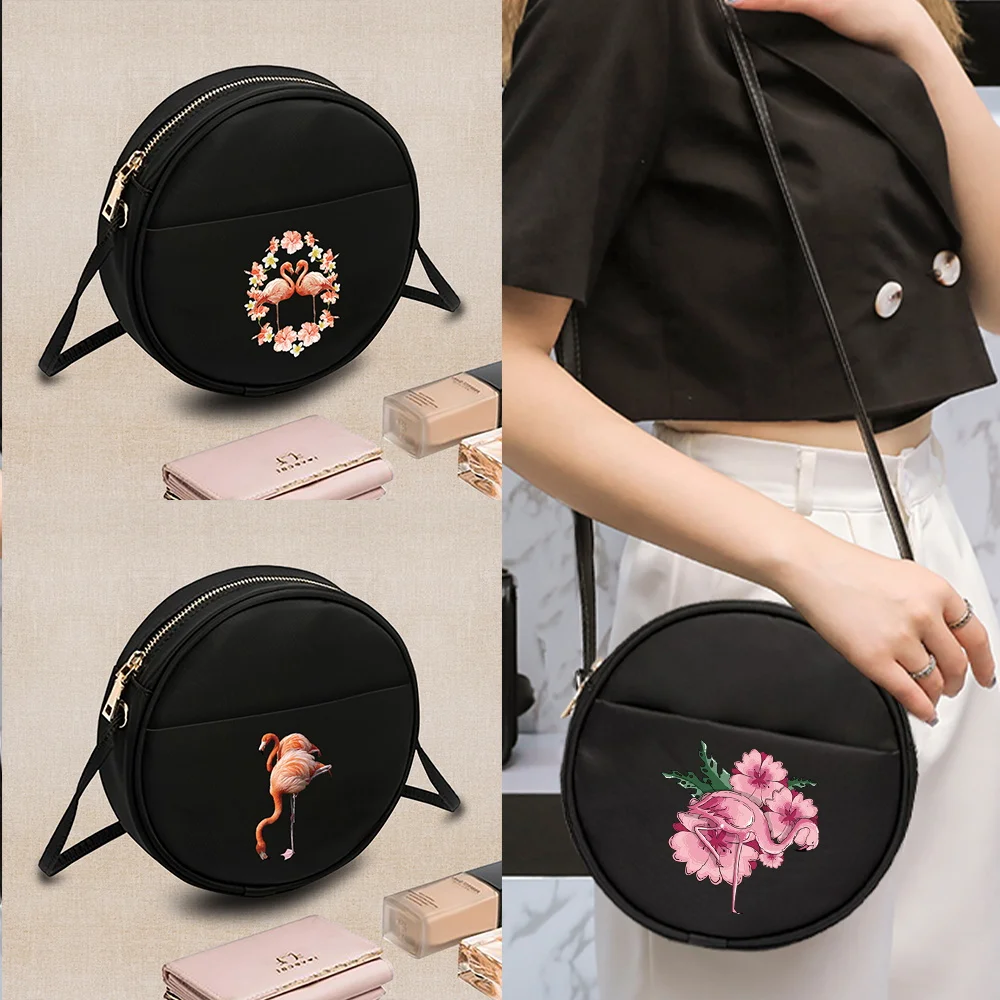 Nylon Storage Round Bag Shopping Handbag 2025 New Fashion Women Outdoor Travel Portable Crossbody Bag Flamingo Series
Nylon Storage Round Bag Shopping Handbag 2025 New Fashion Women Outdoor Travel Portable Crossbody Bag Flamingo Series