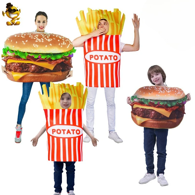 Костюм комедического представления для взрослых для нарядных вечеринок на Хэллоуин и косплея — наряд для ролевых игр с персонажем французского жарки 
Костюм комедического представления для взрослых для нарядных вечеринок на Хэллоуин и косплея — наряд для ролевых игр с персонажем французского жарки