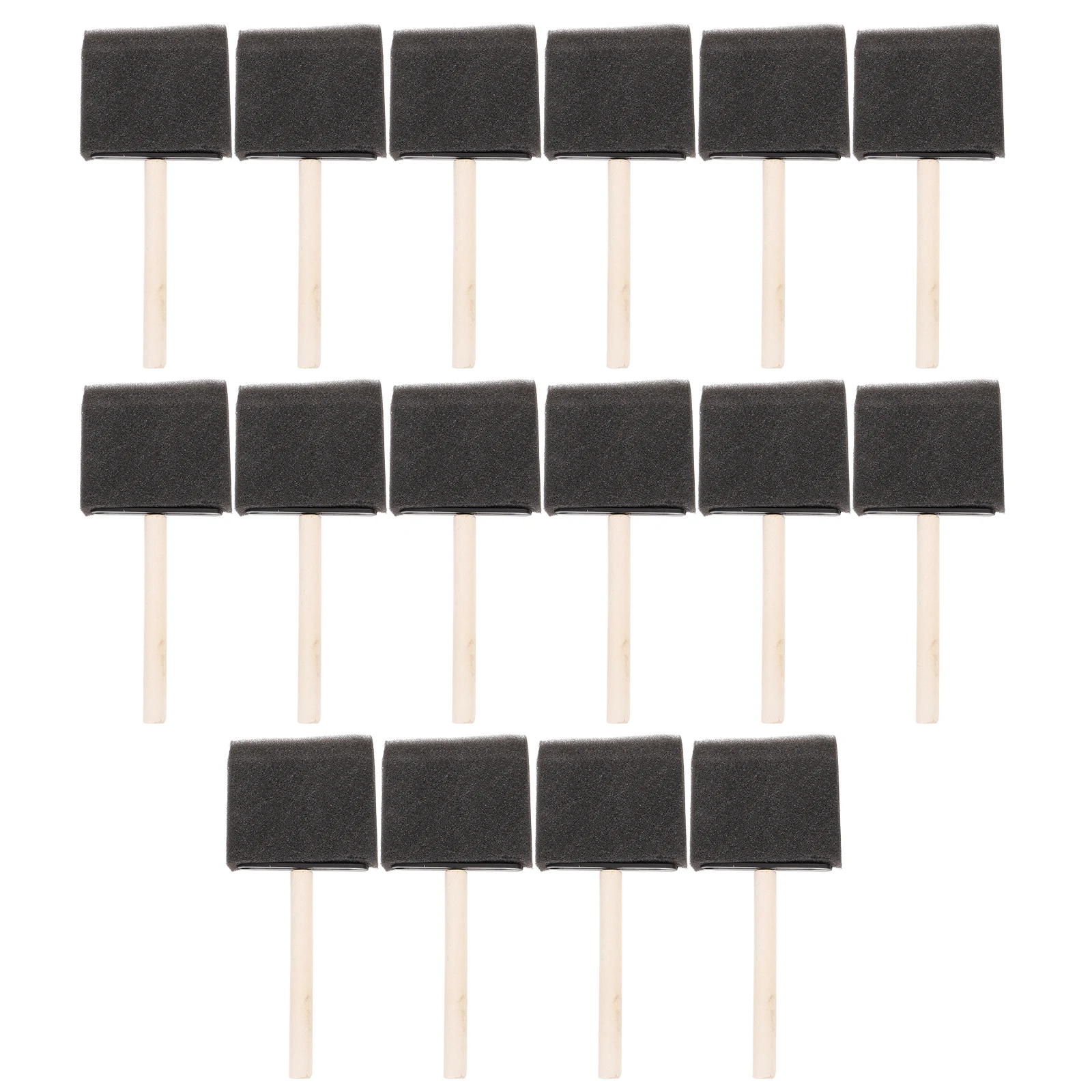 16pcs Sponge Spatula Brush Black Wood Handle Kids Painting Tools Diy Craft Supplies Graffiti Brushes Portable Easy Clean Art
16pcs Sponge Spatula Brush Black Wood Handle Kids Painting Tools Diy Craft Supplies Graffiti Brushes Portable Easy Clean Art
