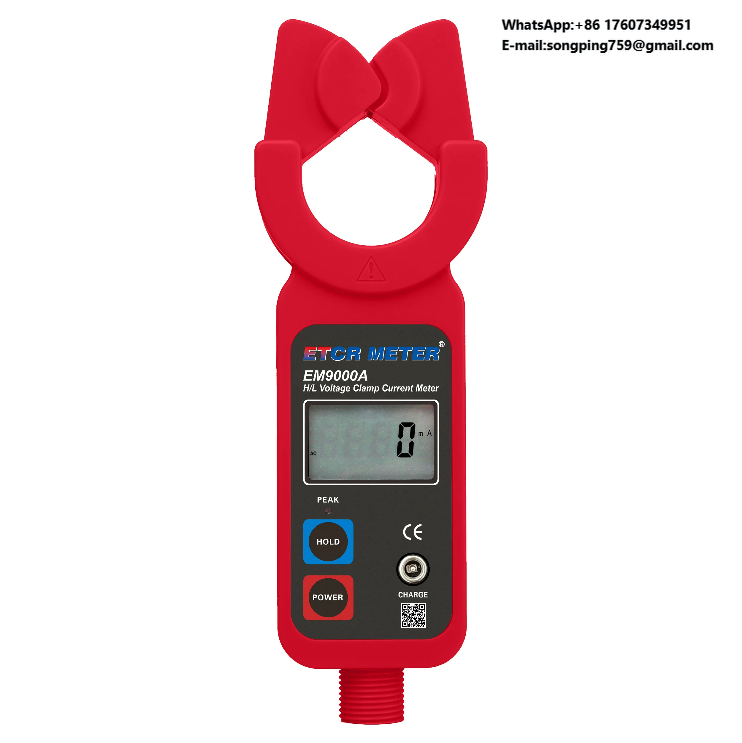 ETCR EM9000A Professional Electrician Overhaul Equipment H/L Voltage Clamp Current Meter
ETCR EM9000A Professional Electrician Overhaul Equipment H/L Voltage Clamp Current Meter