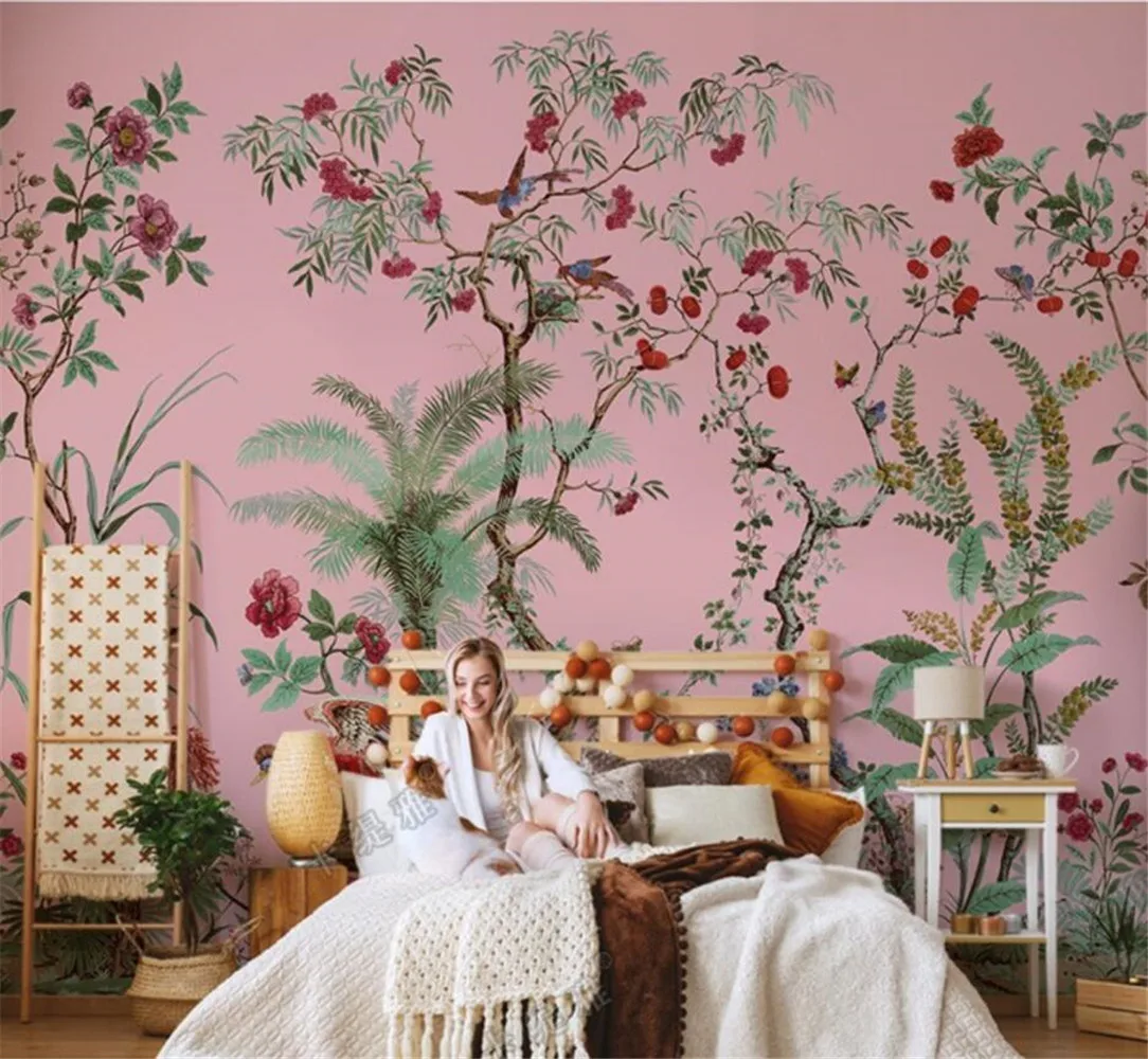 American retro 3d wallpaper custom mural TV background wall paper jungle hand-painted papel de parede home decor
American retro 3d wallpaper custom mural TV background wall paper jungle hand-painted papel de parede home decor