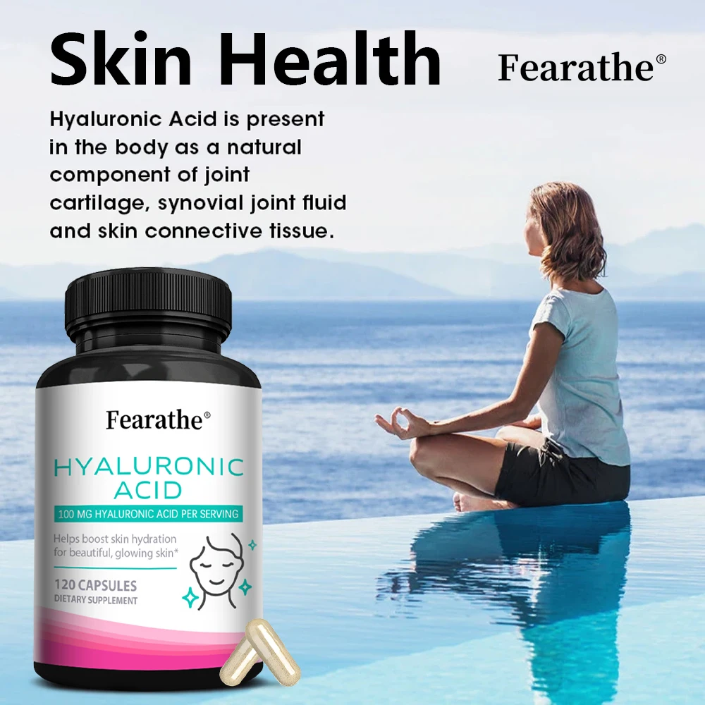 Hyaluronic Acid 600mg Capsules with Collagen & Sodium - High Strength, Skin Hydration, Anti-Aging, Non-GMO 30/60/120 Capsules
Hyaluronic Acid 600mg Capsules with Collagen & Sodium - High Strength, Skin Hydration, Anti-Aging, Non-GMO 30/60/120 Capsules
