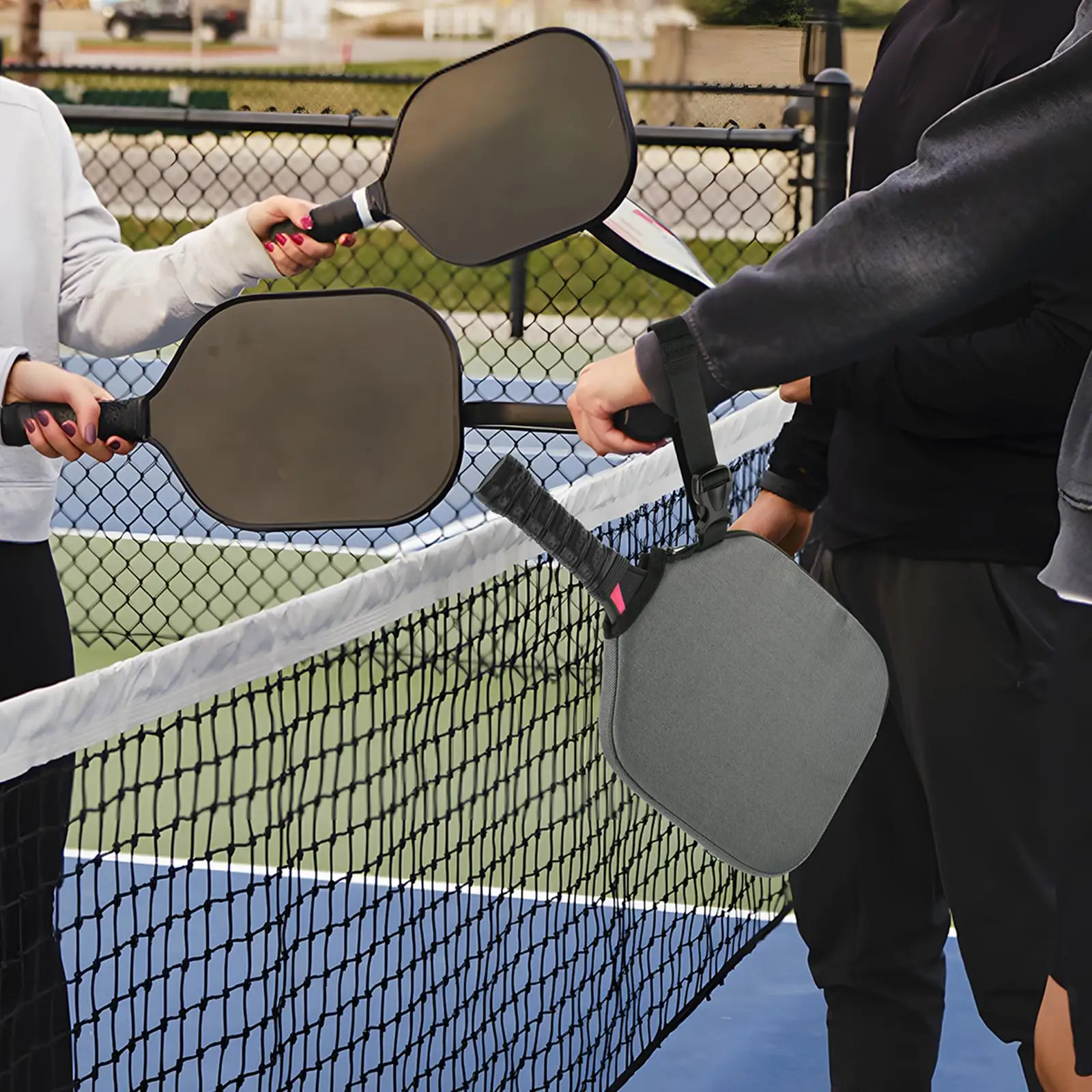 Durable Paddle Cover with Handle Strap Wear Resistant Racket Case Sleeve for Pickleball Head Protection and Storage
Durable Paddle Cover with Handle Strap Wear Resistant Racket Case Sleeve for Pickleball Head Protection and Storage