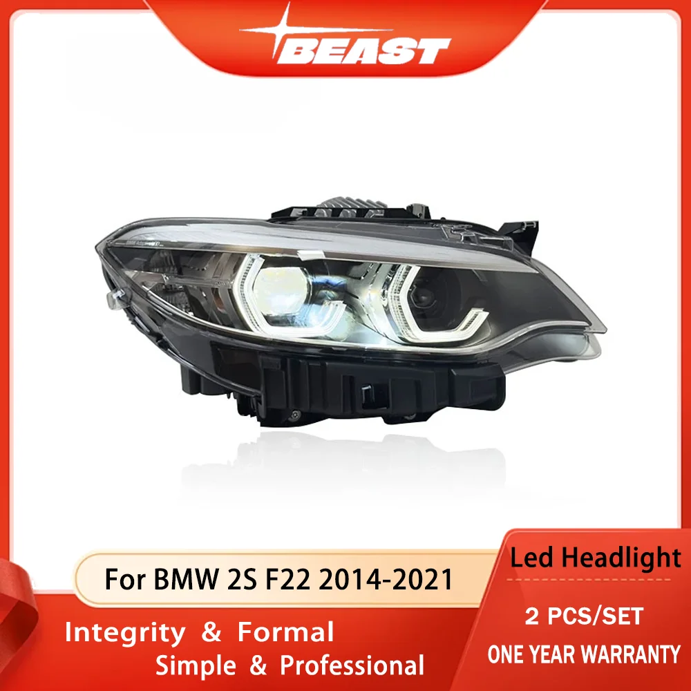 For BMW 2 Series Plug and Play headlight F22 14-21 Original LED Headlamp Factory Direct Sales hight quality light assembly
For BMW 2 Series Plug and Play headlight F22 14-21 Original LED Headlamp Factory Direct Sales hight quality light assembly