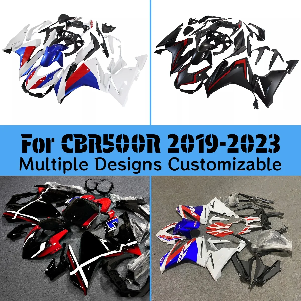 For HONDA CBR500R 2019-2023 Fairing Kit CBR 500R 19-23 Refitting Motorcycle Customized Body Parts Fairings
For HONDA CBR500R 2019-2023 Fairing Kit CBR 500R 19-23 Refitting Motorcycle Customized Body Parts Fairings