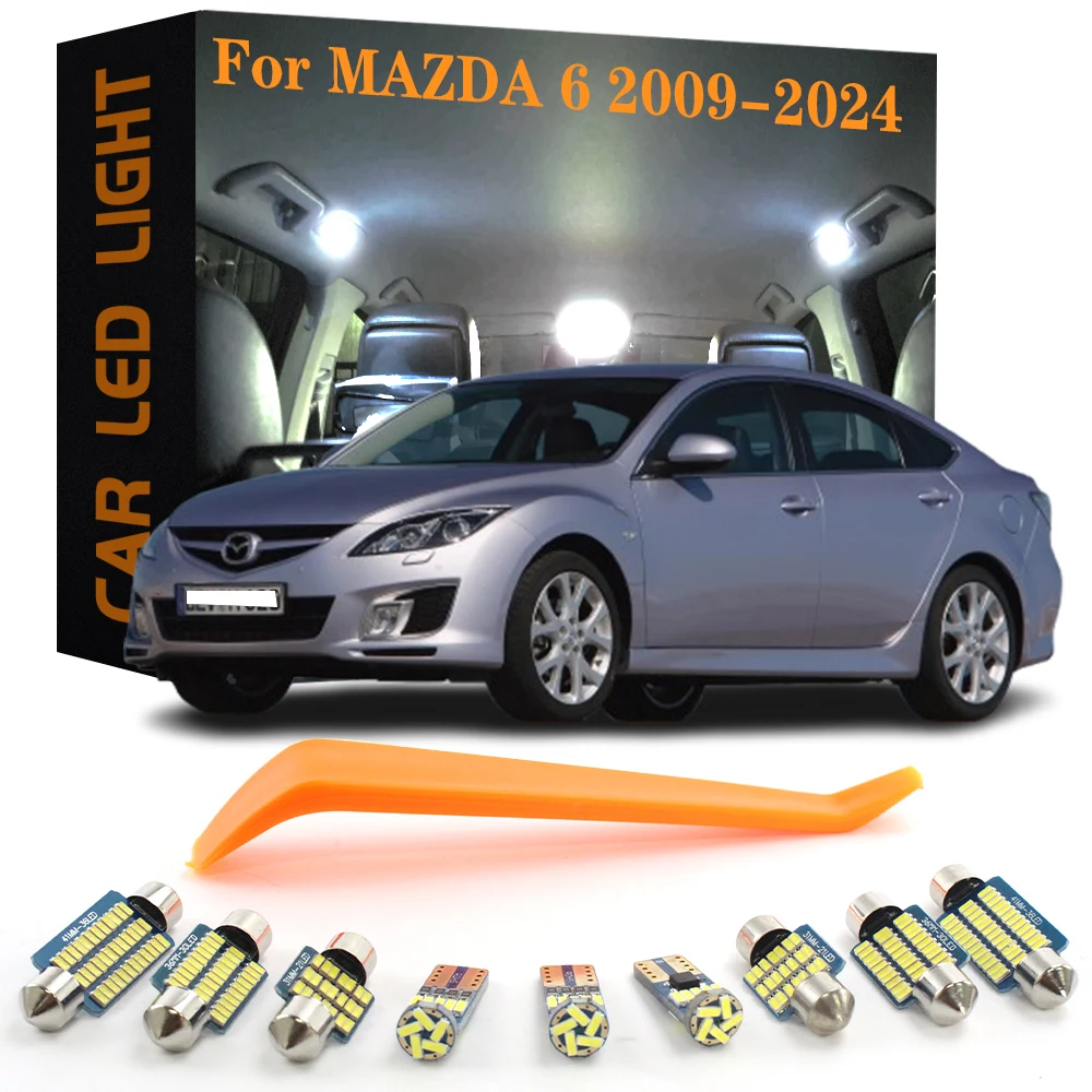 10pcs Canbus LED Interior Lights For Mazda 6 GH GJ GL 2009-2024 No Error Car Accessories Dome Vanity Mirror Trunk Door Lamps Kit
10pcs Canbus LED Interior Lights For Mazda 6 GH GJ GL 2009-2024 No Error Car Accessories Dome Vanity Mirror Trunk Door Lamps Kit