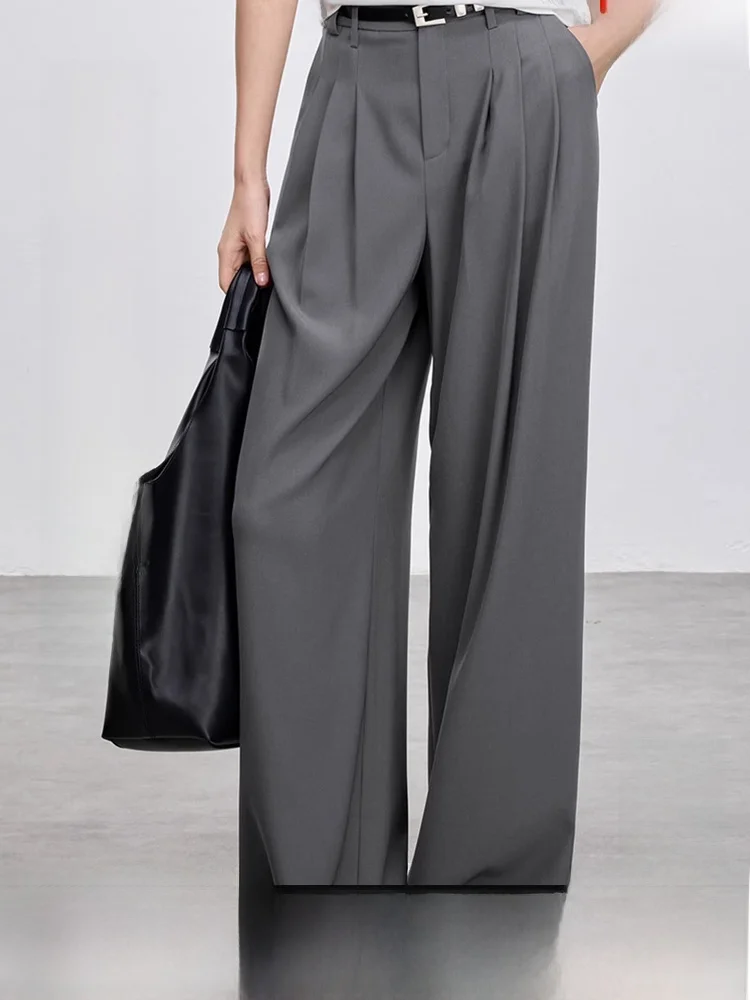 Женские широкие брюки-палаццо с высокой талией, весна 2026, новинка, повседневные, облегающие, стройнящие, модный тренд
Женские широкие брюки-палаццо с высокой талией, весна 2026, новинка, повседневные, облегающие, стройнящие, модный тренд