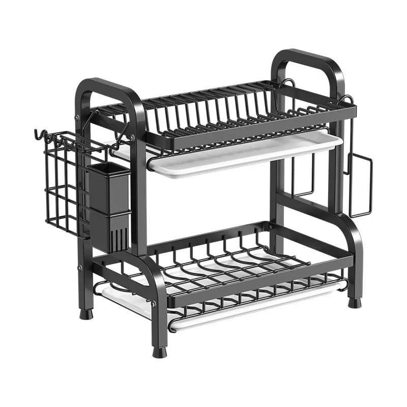 Compact 2/3-Tier Stainless Steel Dish Drainer with Utensil Caddy – Rustproof Drying Rack to Keep Countertops Clear
Compact 2/3-Tier Stainless Steel Dish Drainer with Utensil Caddy – Rustproof Drying Rack to Keep Countertops Clear
