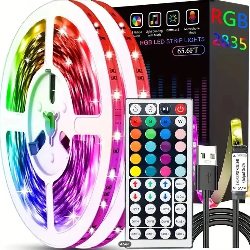 Control Rgb Led Strip Light Color Changing 44 Keys Lights String Tape Band Led Chain Lighting For Bedroom Room Wall Kitchen
Control Rgb Led Strip Light Color Changing 44 Keys Lights String Tape Band Led Chain Lighting For Bedroom Room Wall Kitchen