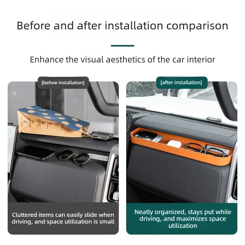 Interior Modification Car Accessories For Chery ICAUR V23/V23S 2024-2025 Dashboard Storage Box Co-pilot Mobile Phone Storage Box
Interior Modification Car Accessories For Chery ICAUR V23/V23S 2024-2025 Dashboard Storage Box Co-pilot Mobile Phone Storage Box