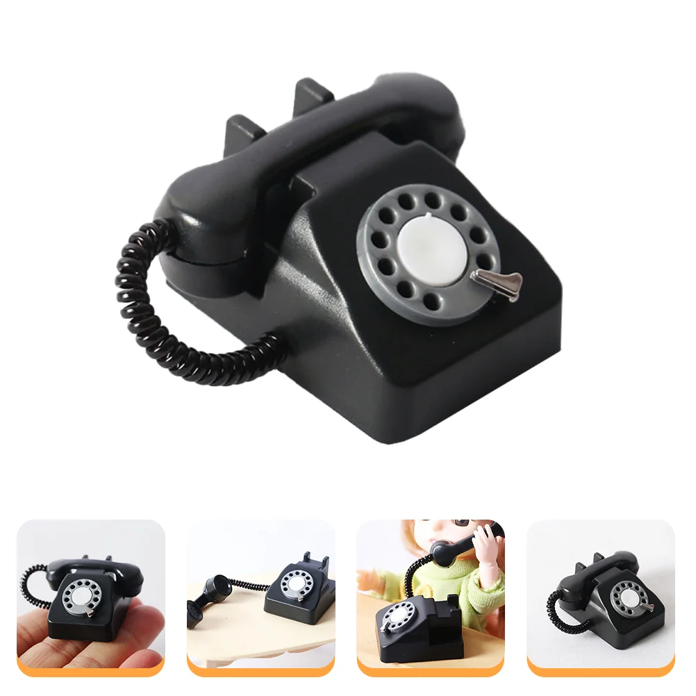 Mini Phone Telephone Toy Retro Vintage Home Decor Miniature House Ornament Decorate
Mini Phone Telephone Toy Retro Vintage Home Decor Miniature House Ornament Decorate