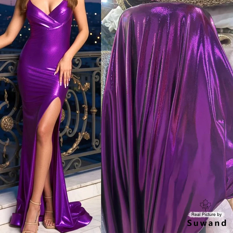 Глянцевая металлическая ткань, мягкий эластичный материал для вечерних платьев для выпускного вечера, костюма для выступлений, фон для украшения вечеринки
Глянцевая металлическая ткань, мягкий эластичный материал для вечерних платьев для выпускного вечера, костюма для выступлений, фон для украшения вечеринки