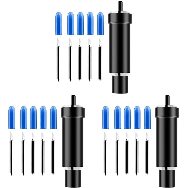 3 Set Replacement Deep Cut Blade+Housing Deep-Point Deepcut Blade For Maker Explore,Air And Air 2 Cutting Plotter-AT36
3 Set Replacement Deep Cut Blade+Housing Deep-Point Deepcut Blade For Maker Explore,Air And Air 2 Cutting Plotter-AT36
