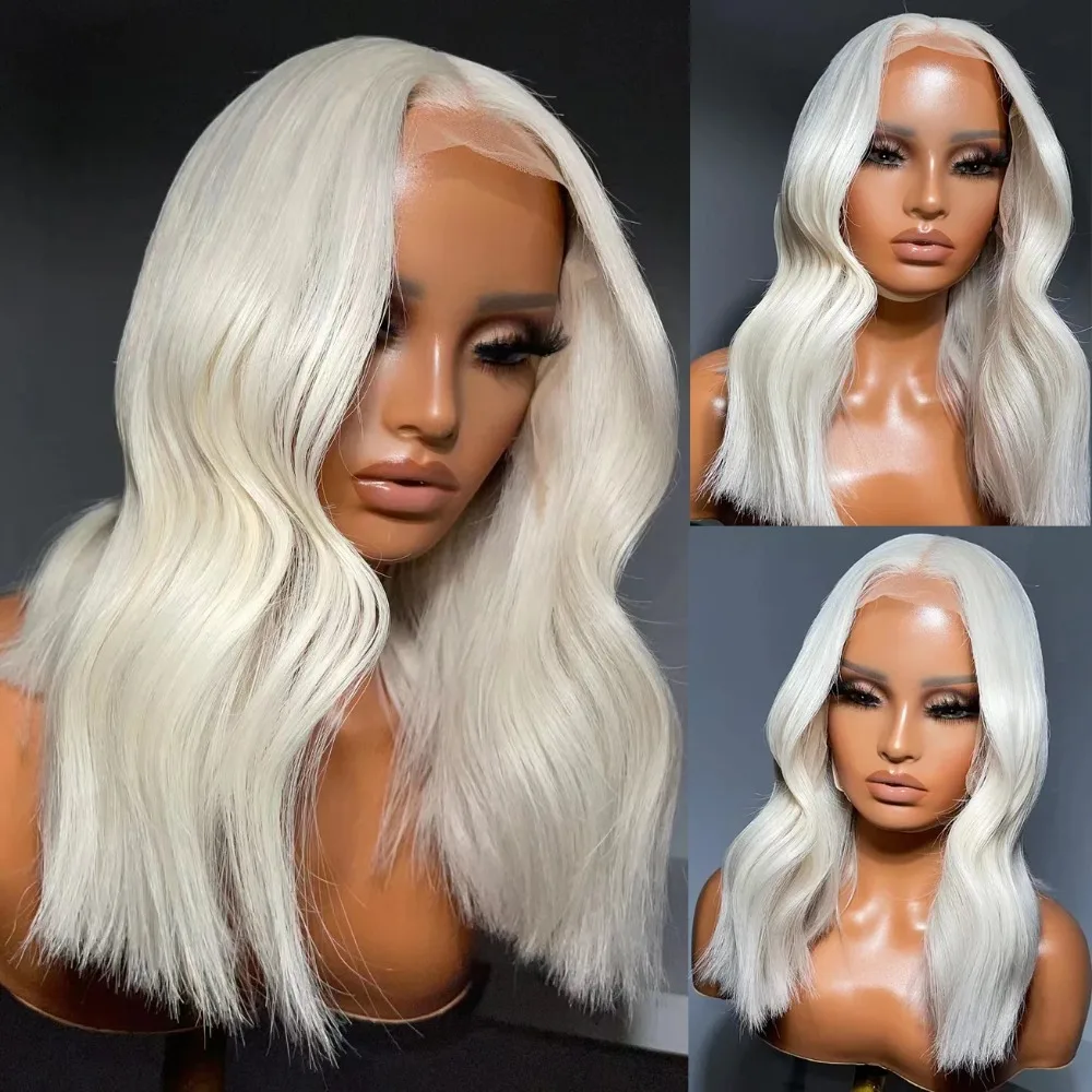 Short Curly Wavy Lace Wig Platinum Blonde Synthetic Lace Front Wigs Preplucked for Women Natural Cosplay Party Halloween Use
Short Curly Wavy Lace Wig Platinum Blonde Synthetic Lace Front Wigs Preplucked for Women Natural Cosplay Party Halloween Use