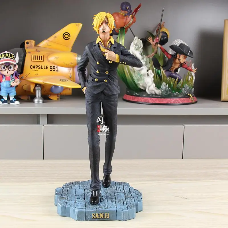 Статуэтка Санджи в черном костюме из One Piece, аниме-фигурка в коробке, коллекционное украшение, подарок на день рождения для любителей аниме
Статуэтка Санджи в черном костюме из One Piece, аниме-фигурка в коробке, коллекционное украшение, подарок на день рождения для любителей аниме