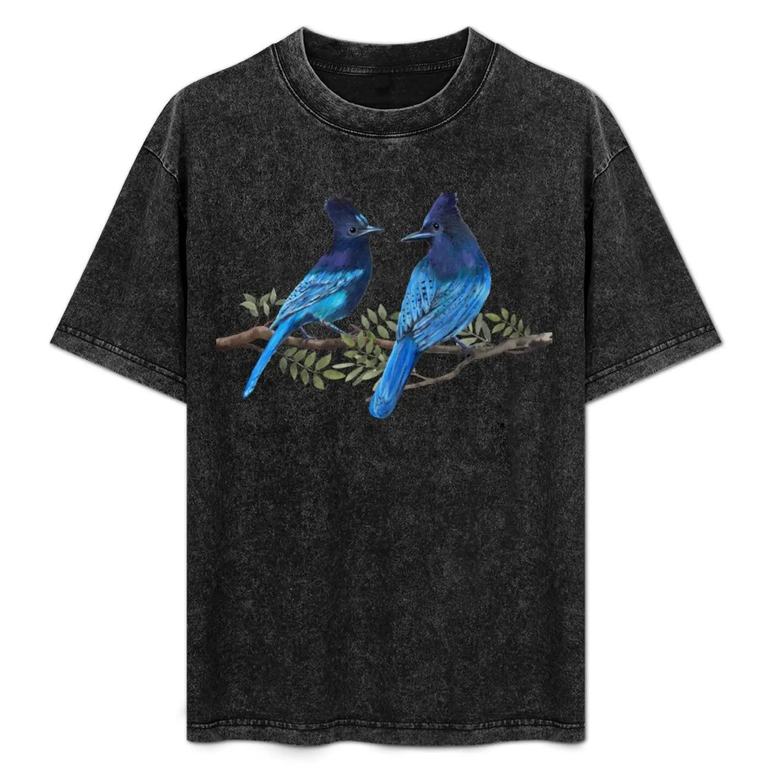 Steller's Jay Couple T-Shirt Trendy Pattern T-Shirt for Men
Steller's Jay Couple T-Shirt Trendy Pattern T-Shirt for Men