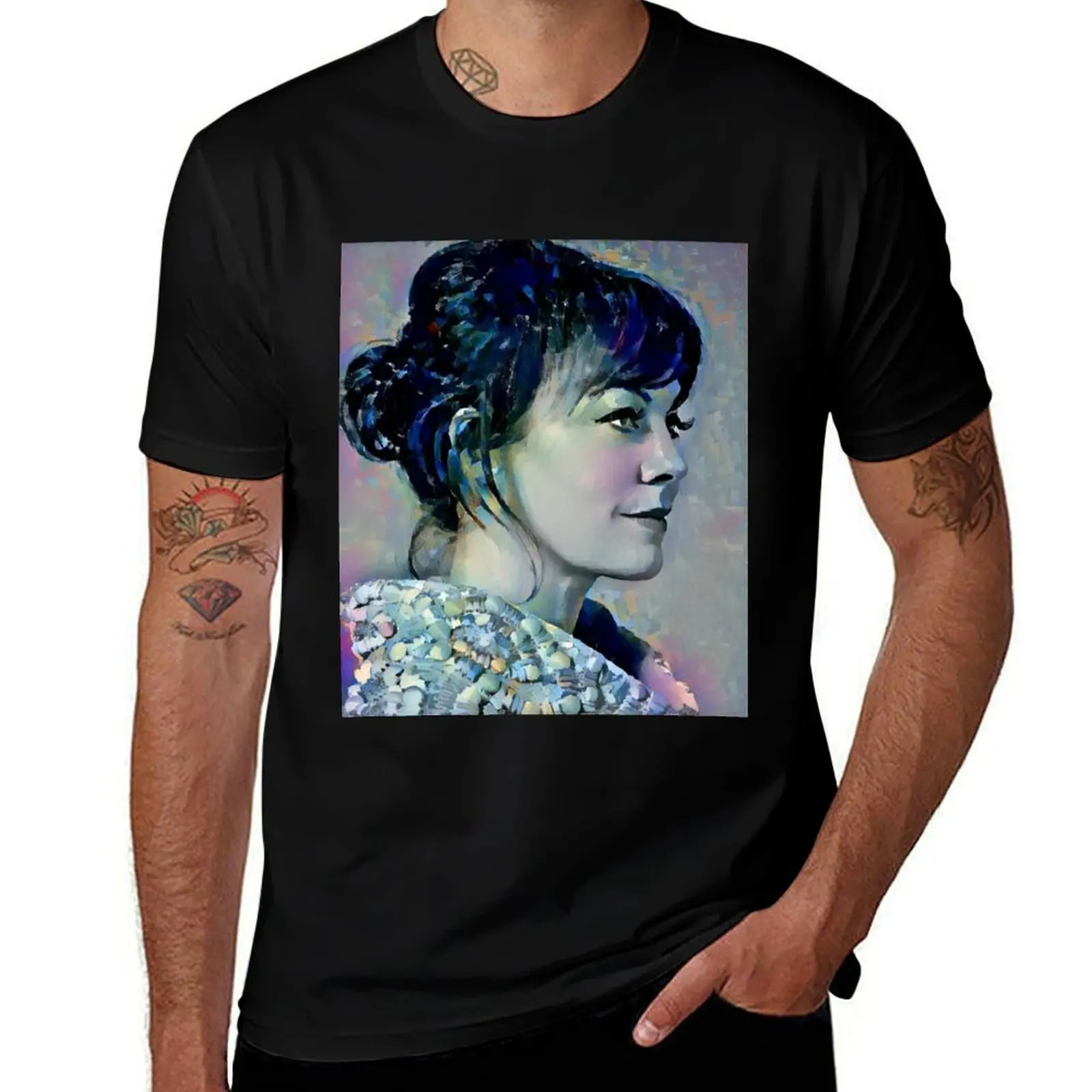 Helen McCrory Portrait Tribute T-Shirt Casual Fashion Short Sleeve Cotton T-Shirt
Helen McCrory Portrait Tribute T-Shirt Casual Fashion Short Sleeve Cotton T-Shirt