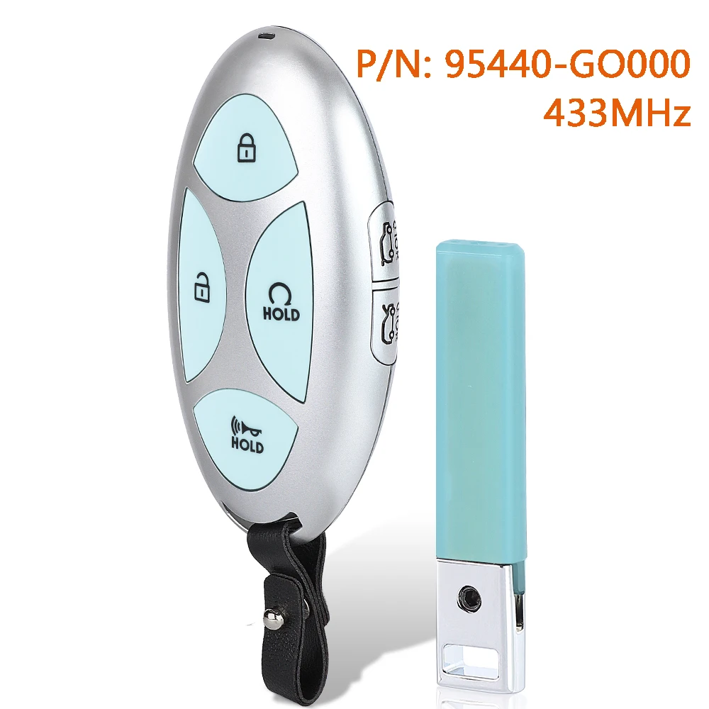 KEYECU 95440-GO000 Smart Remote Car Key Fob for Hyundai Ioniq 9 2025 2026 TQ8-FOB-4F61M43 433MHz 6 Buttons
KEYECU 95440-GO000 Smart Remote Car Key Fob for Hyundai Ioniq 9 2025 2026 TQ8-FOB-4F61M43 433MHz 6 Buttons