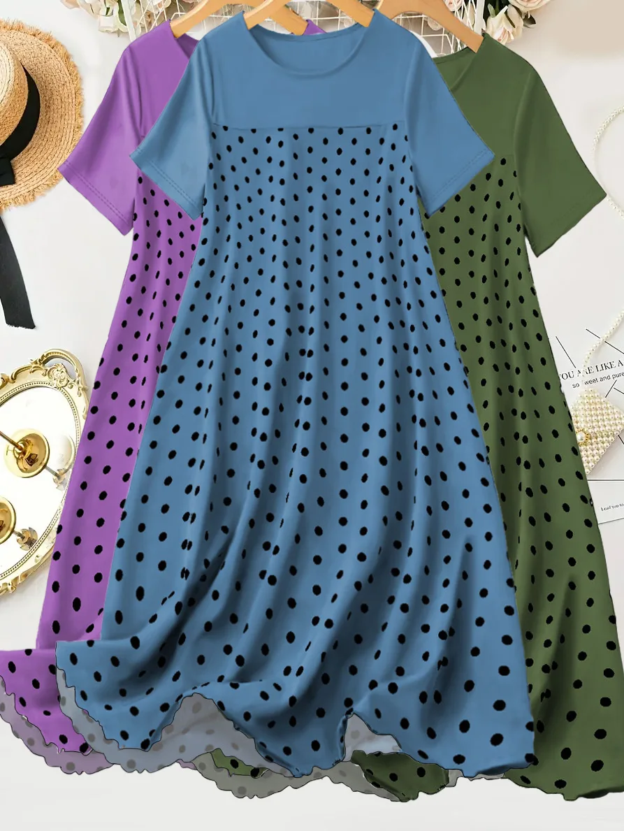 Plus size three-piece assorted nightdress
Plus size three-piece assorted nightdress