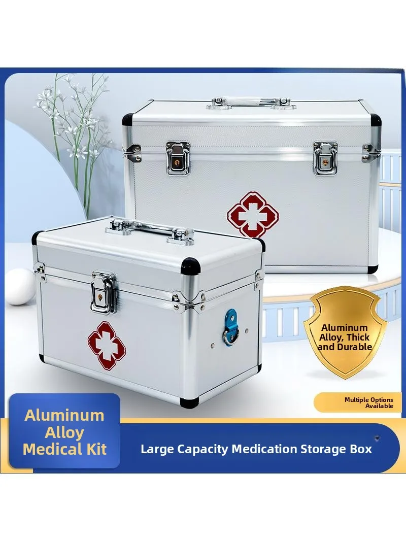 Large Capaci Portable Aluminum Alloy Medical Bag First Aid Kit Outpatient Box 24 Inch Storage Organizer for Home Use
Large Capaci Portable Aluminum Alloy Medical Bag First Aid Kit Outpatient Box 24 Inch Storage Organizer for Home Use