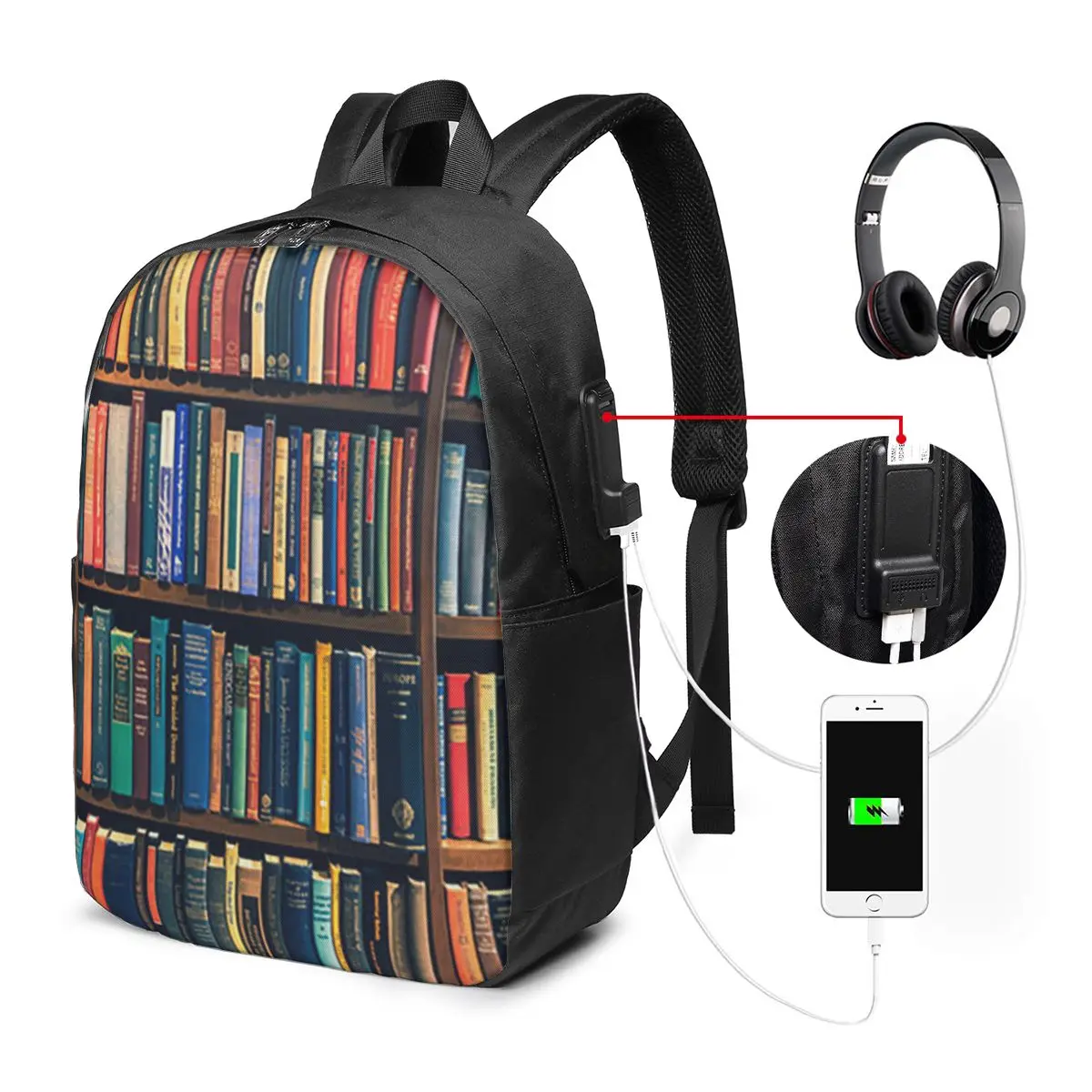 Education Library Book Backpack Travel Notebook Bag Computer College Student School Bag Laptop Shoulder Bags for Men Women
Education Library Book Backpack Travel Notebook Bag Computer College Student School Bag Laptop Shoulder Bags for Men Women