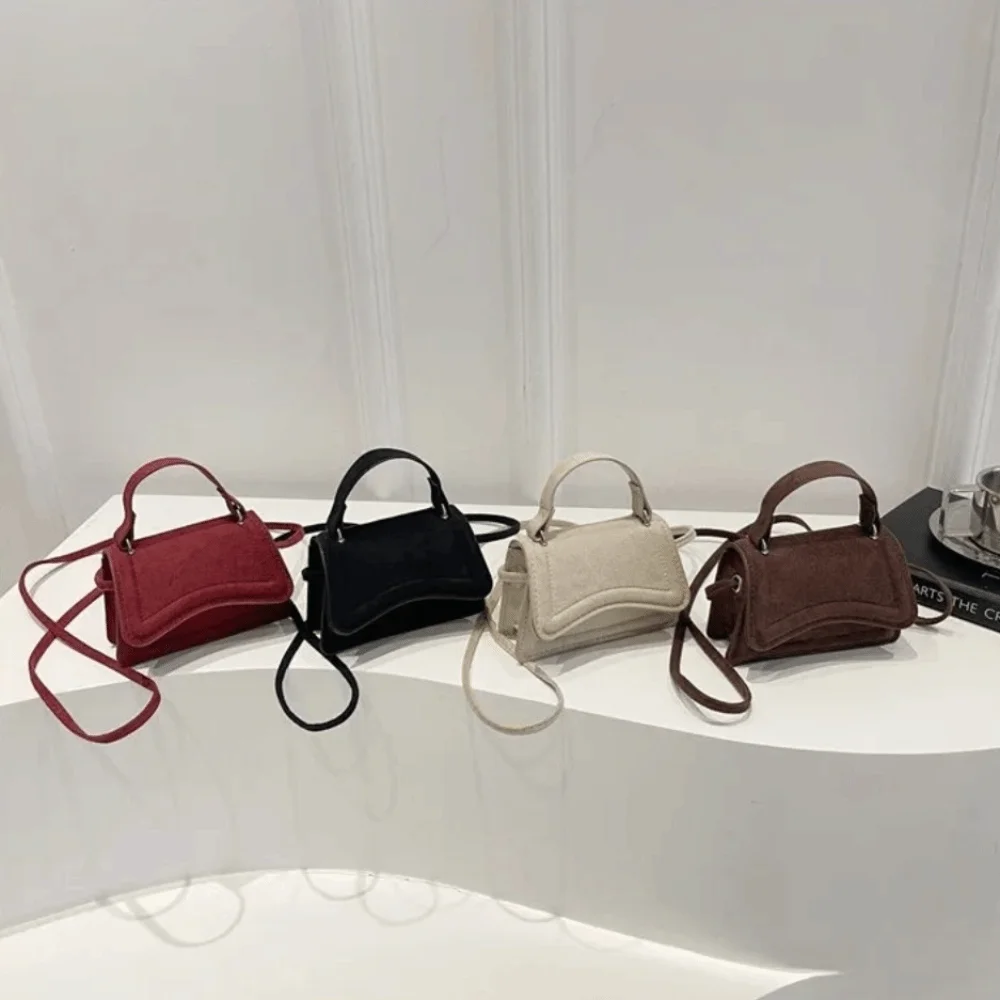 New Suede Crossbody Bag Square Shape Solid Color Small Handbag Mini High Quality Bag Daily Use
New Suede Crossbody Bag Square Shape Solid Color Small Handbag Mini High Quality Bag Daily Use
