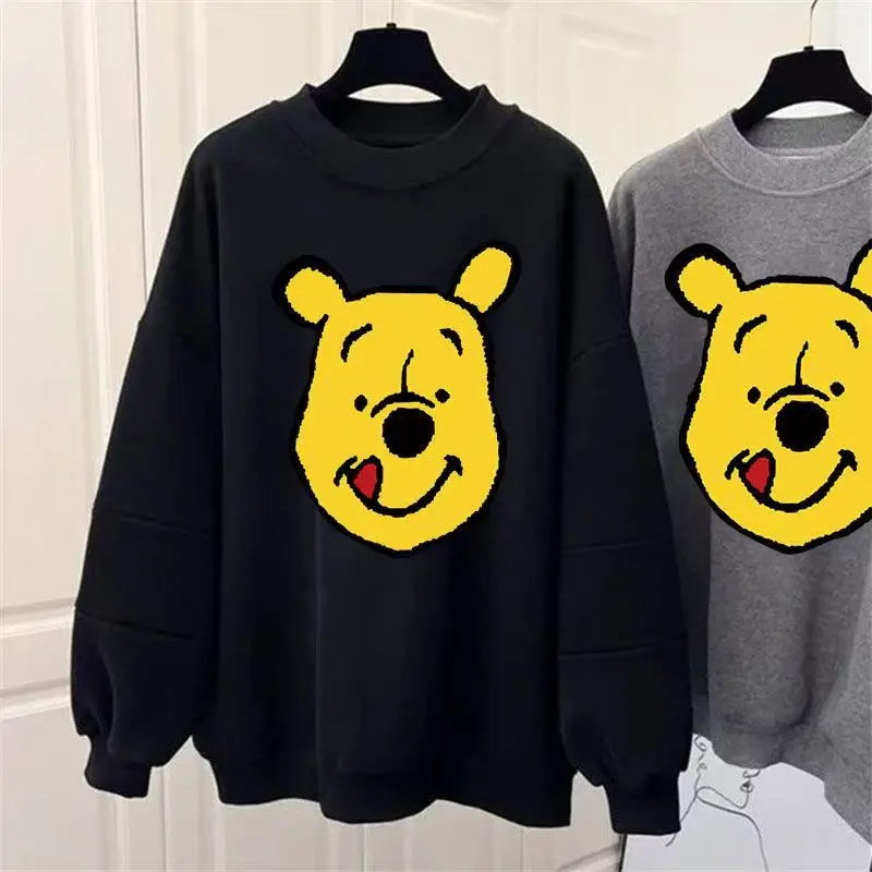 Korean popular clothes Fashion Autumn Cotton Loose O-neck Ins Couple Casual Cartoon Bear Print Long Sleeve Sweatshirts
Korean popular clothes Fashion Autumn Cotton Loose O-neck Ins Couple Casual Cartoon Bear Print Long Sleeve Sweatshirts