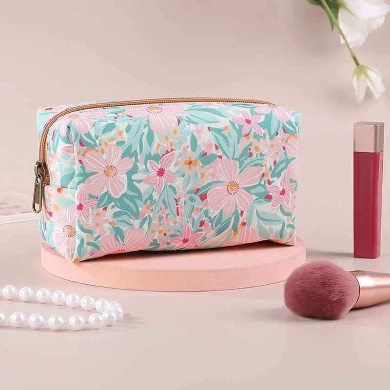 Flower Print Makeup Bag Fashion Women Zipper Waterproof Cosmetic Organizer Cute Make Up Pouch Portable Toiletry Case Bags
Flower Print Makeup Bag Fashion Women Zipper Waterproof Cosmetic Organizer Cute Make Up Pouch Portable Toiletry Case Bags