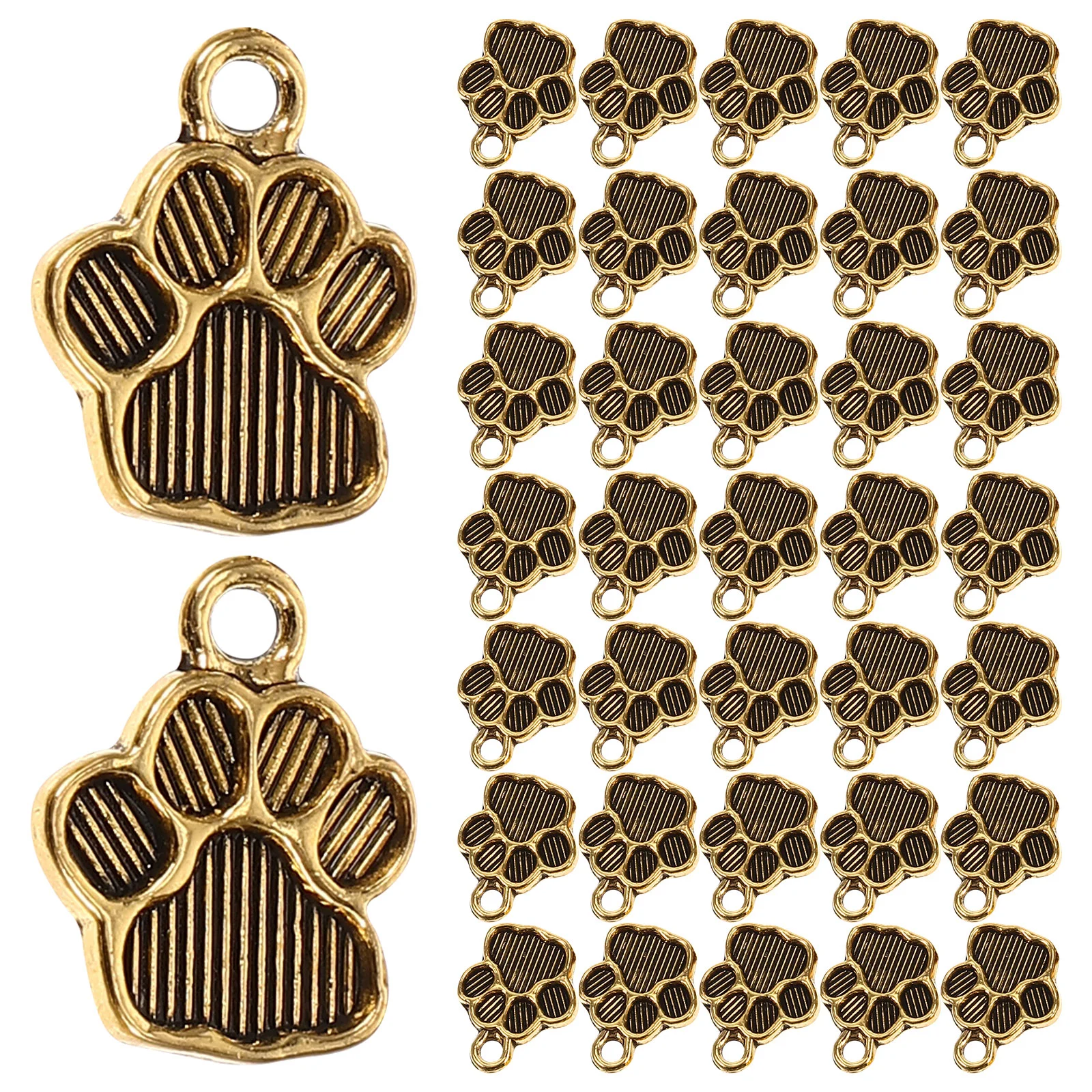 100 Pcs Dog Paw Pendant Jewelry Charms For Bracelet Making DIY Supplies Shaped Crafts Zinc Alloy Pendants
100 Pcs Dog Paw Pendant Jewelry Charms For Bracelet Making DIY Supplies Shaped Crafts Zinc Alloy Pendants